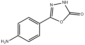 1,3,4-Oxadiazol-2(3H)-one, 5-(4-aminophenyl)- Structure