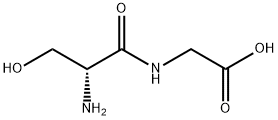 Glycine, N-D-seryl- (9CI) 结构式
