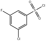3-Chloro-5-fluorobenzene-1-sulfonyl chloride Structure