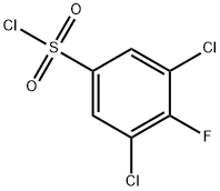 3,5-二氯-4-氟苯磺酰氯, 1131397-79-9, 结构式