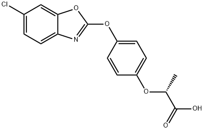 精恶唑禾草灵 结构式