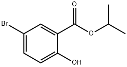 Benzoic acid, 5-broMo-2-hydroxy-, 1-Methylethyl ester Struktur