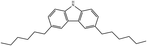3,6-二己基-9H-咔唑, 1131605-21-4, 结构式