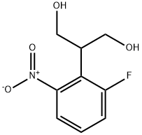 1,3-Propanediol,  2-(2-fluoro-6-nitrophenyl)- Structure