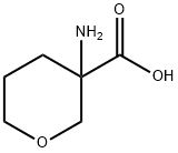 3-Amino-tetrahydropyrane-3-carboxylic acid Struktur