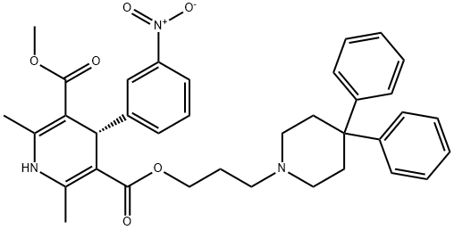 S(+)-NIGULDIPINE HYDROCHLORIDE Structure