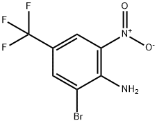 4-氨基-3-溴-5-硝基三氟甲苯,113170-71-1,结构式