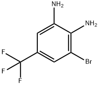 3-BROMO-4,5-DIAMINOBENZOTRIFLUORIDE Struktur
