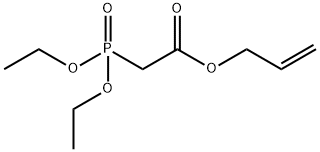 P,P-二乙基烯丙基酯磷羧基乙酸, 113187-28-3, 结构式