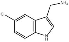 5-氯-1H-吲哚-3-甲胺, 113188-83-3, 结构式