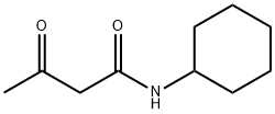 N-cyclohexylacetoacetamide  Struktur