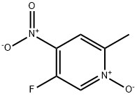 Pyridine,  5-fluoro-2-methyl-4-nitro-,  1-oxide Structure