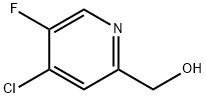 4-CHLORO-5-FLUORO-2-PYRIDINEMETHANOL Struktur