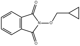 N-(シクロプロピルメトキシ)フタルイミド 化学構造式