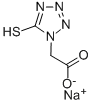 5-巯基-(1H)-四氮唑-1-乙酸钠 结构式