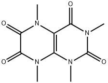 2,4,6,7(1H,3H)-Pteridinetetrone,  5,8-dihydro-1,3,5,8-tetramethyl- 结构式