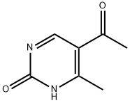 2(1H)-Pyrimidinone, 5-acetyl-4-methyl- (9CI) Structure