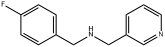 (4-FLUORO-BENZYL)-PYRIDIN-3-YLMETHYL-AMINE Structure