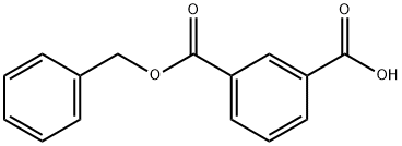 イソフタル酸水素ベンジル 化学構造式