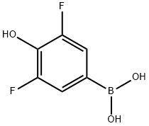 3,5-Difluoro-4-hydroxyphenylboronic acid Structure