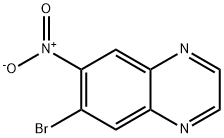 6-BROMO-7-NITROQUINOXALINE Struktur