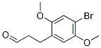 Benzenepropanal, 4-broMo-2,5-diMethoxy- Structure