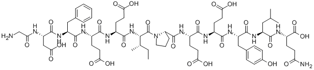 HIRUDIN (54-65) (DESULFATED) 化学構造式