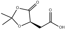(R)-(-)-2,2-DIMETHYL-5-OXO-1,3-DIOXOLANE-4-ACETIC ACID Struktur