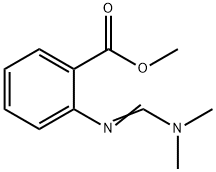 Benzoic acid, 2-[[(dimethylamino)methylene]amino]-, methyl ester (9CI) Struktur