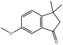 6-Methoxy-3,3-dimethylindan-1-one Struktur