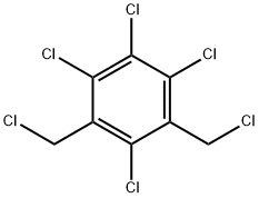 α,α',2,4,5,6-ヘキサクロロ-m-キシレン 化学構造式