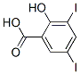 3,5-Di-Iodo Salicylic acid,1133-91-5,结构式