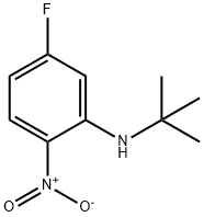 N-T-BUTYL-5-FLUORO-2-NITROANILINE, 1133115-34-0, 结构式