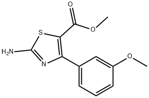 Methyl2-amino-4-(3-methoxyphenyl)thiazole-5-carboxylate Structure