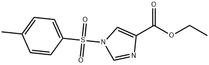 1-トシル-1H-イミダゾール-4-カルボン酸エチル 化学構造式