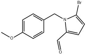 5-Bromo-1-(4-methoxybenzyl)pyrrole-2-carbaldehyde Structure
