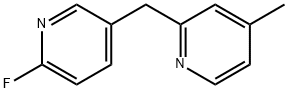 2-((2-Fluoropyridin-4-yl)methyl)-4-methylpyridine Structure