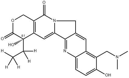 Topotecan-d5 结构式