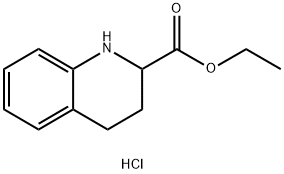2-Quinolinecarboxylic acid, 1,2,3,4-tetrahydro-, ethyl ester, hydrochloride|