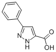5-Phenyl-1H-pyrazole-3-carboxylic acid Struktur