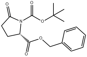 BOC-L-PYROGLUTAMIC ACID BENZYL ESTER Struktur