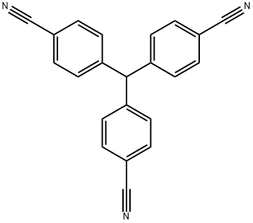 4,4',4''-亚甲基三苯甲腈,113402-31-6,结构式