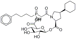 Fosinoprilat Acyl-β-D-Glucuronide, 113411-09-9, 结构式