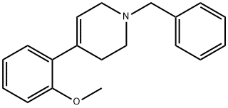1-Benzyl-4-(2-methoxyphenyl)tetrahydropyridine Struktur