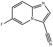 IMidazo[1,2-a]pyridine-3-carbonitrile, 6-fluoro- Structure
