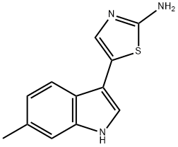 5-(6-methyl-1H-indol-3-yl)-1,3-thiazol-2-amine Structure