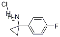 CyclopropanaMine, 1-(4-fluorophenyl)-, hydrochloride Struktur
