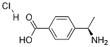 (R)-4-(1-氨基乙基)苯甲酸盐酸盐, 1134776-39-8, 结构式