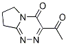 3-acetyl-7,8-dihydro-Pyrrolo[2,1-c][1,2,4]triazin-4(6H)-one Struktur