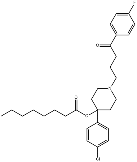 オクタン酸ハロペリドール 化学構造式